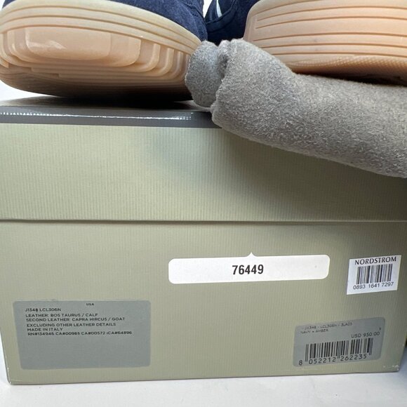 Tom Ford Jackson Suede Low Top Sneaker Navy Blue Lace-Up Men Size 9 UK8 - Picture 13 of 14